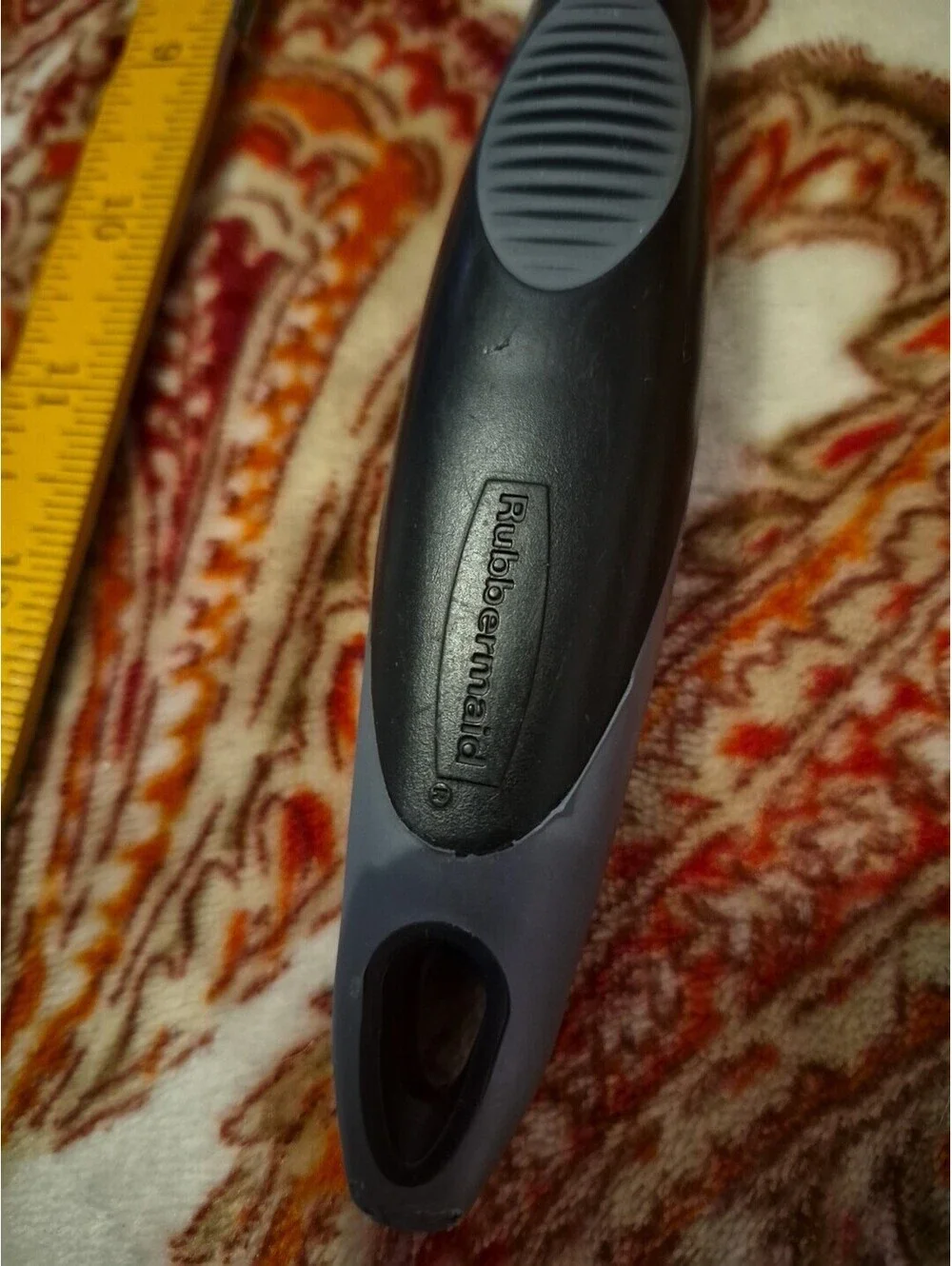 Rubbermaid Black Gray Solid Spatula 14
